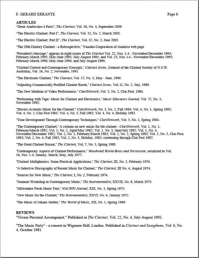 CV page 6
